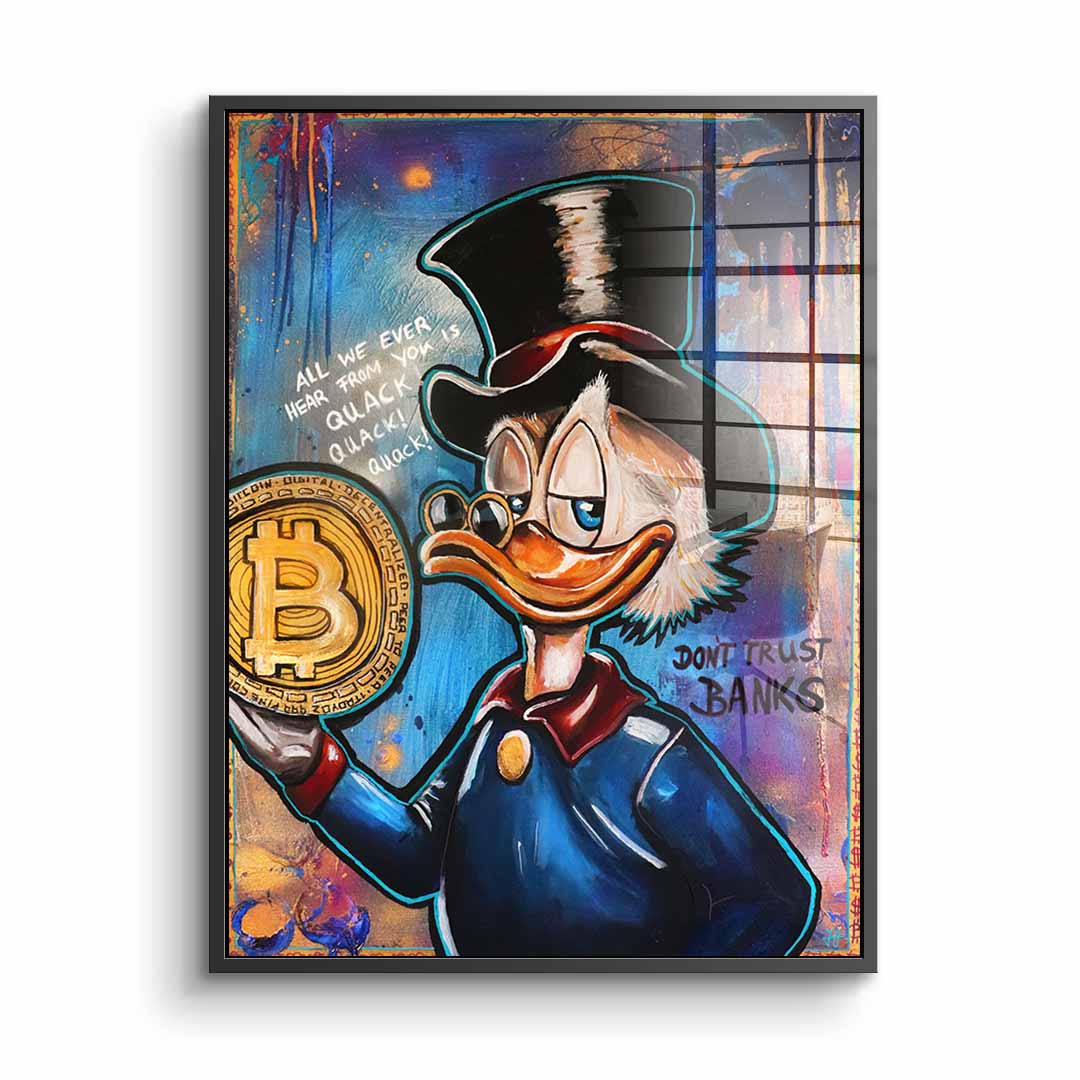 Bitcoin Duck - Acrylglas