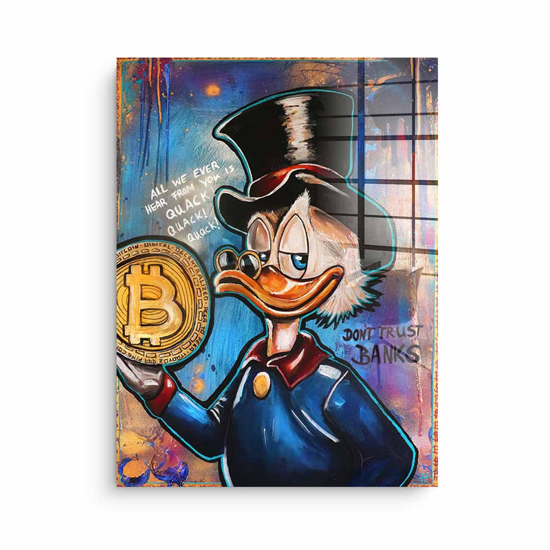 Bitcoin Duck - Acrylglas