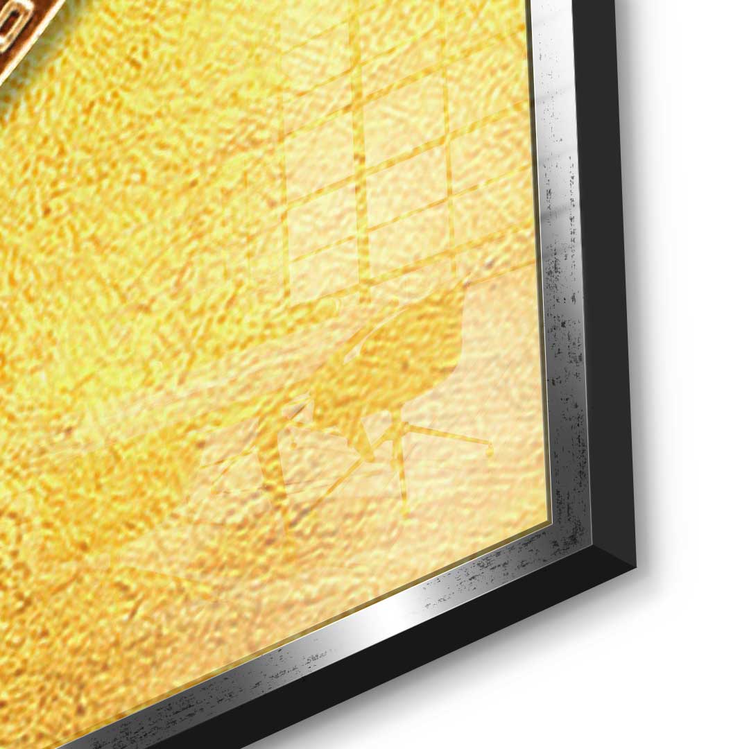 Golden Bitcoin - Acrylglas