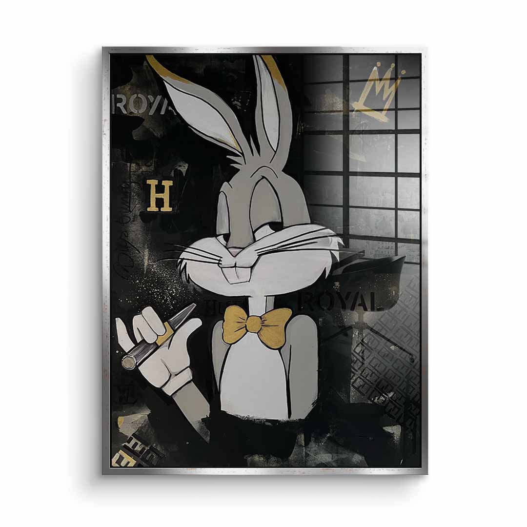 Elegant Bunny - Acrylglas