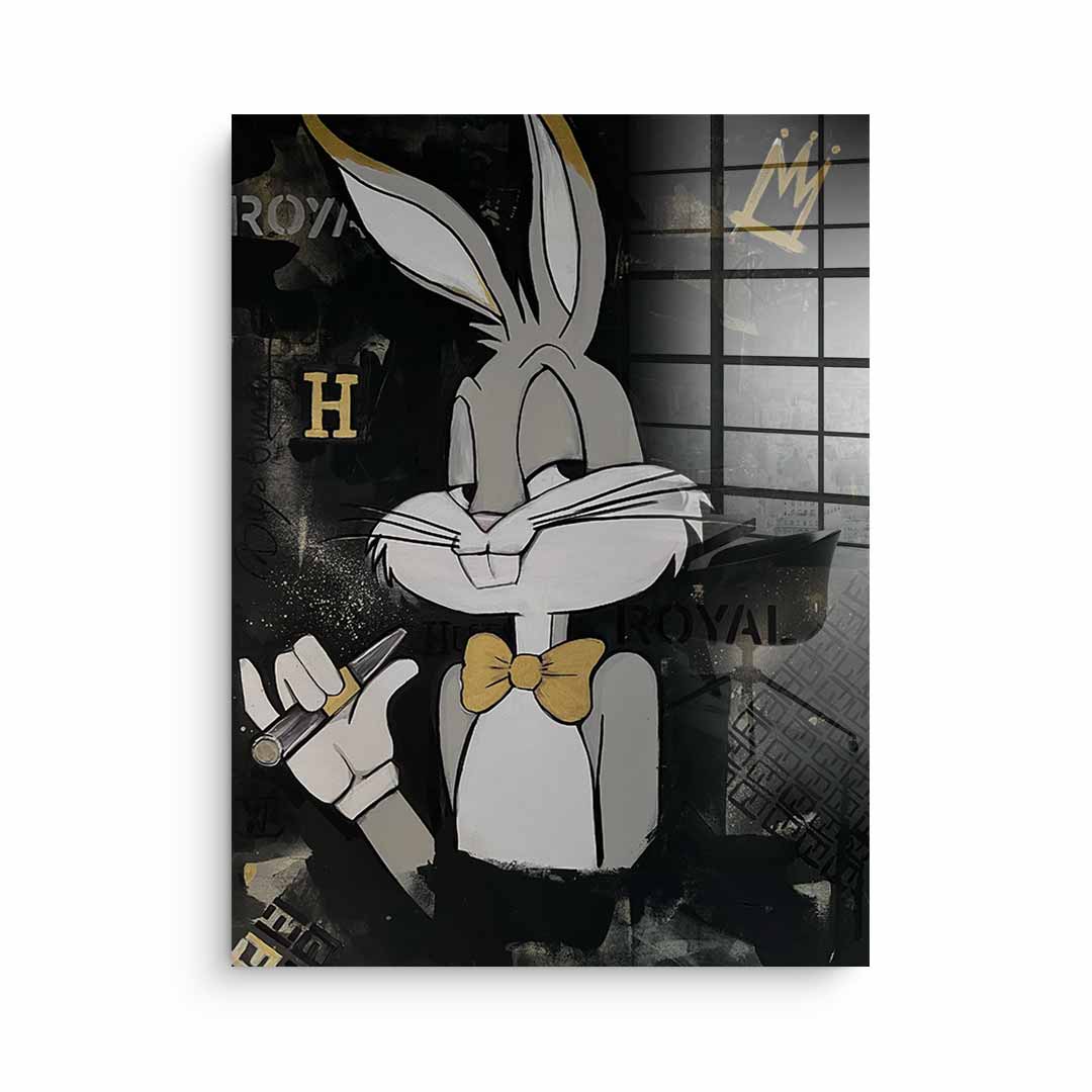 Elegant Bunny - Acrylglas