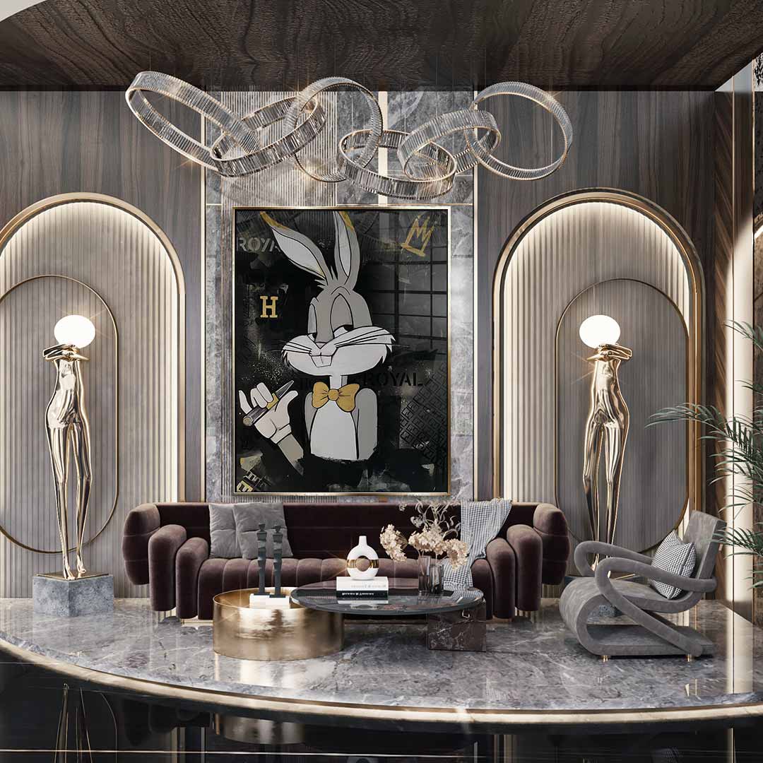 Elegant Bunny - Acrylic glass