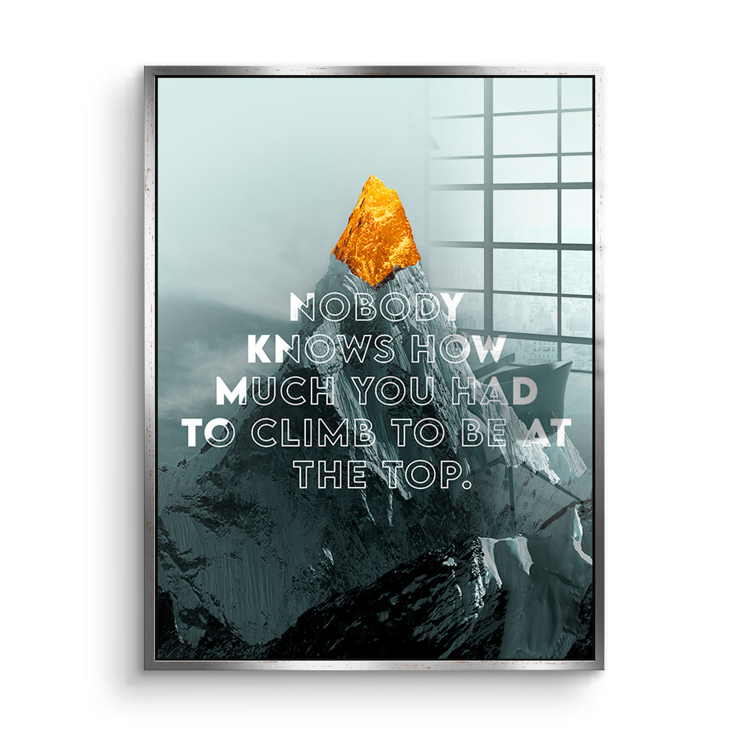 Be at the Top - Acrylglas