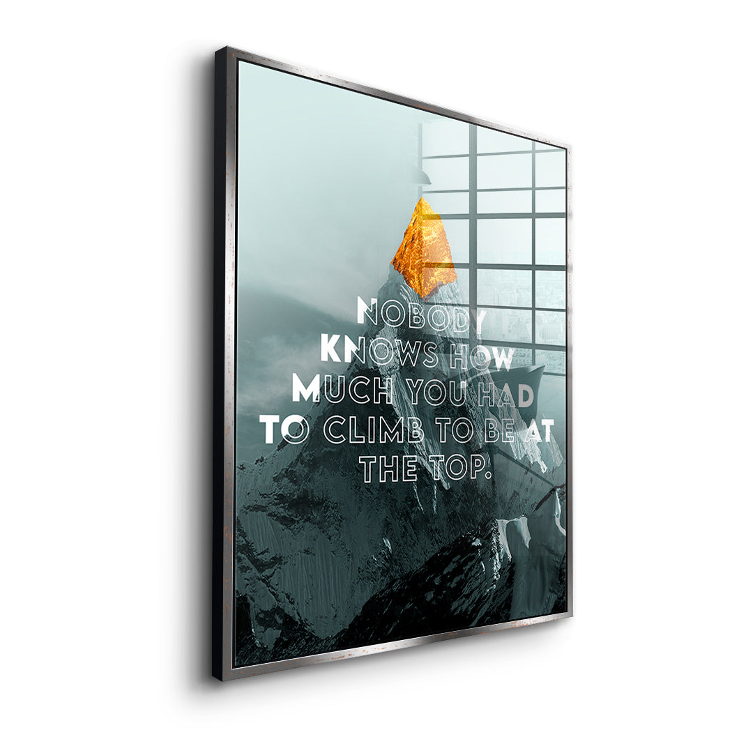 Be at the Top - Acrylglas