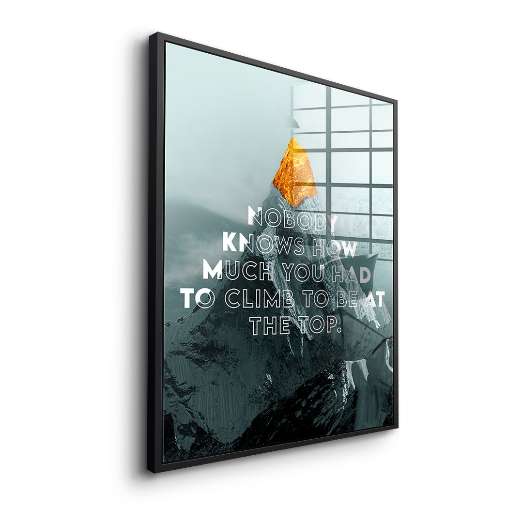 Be at the Top - Acrylglas