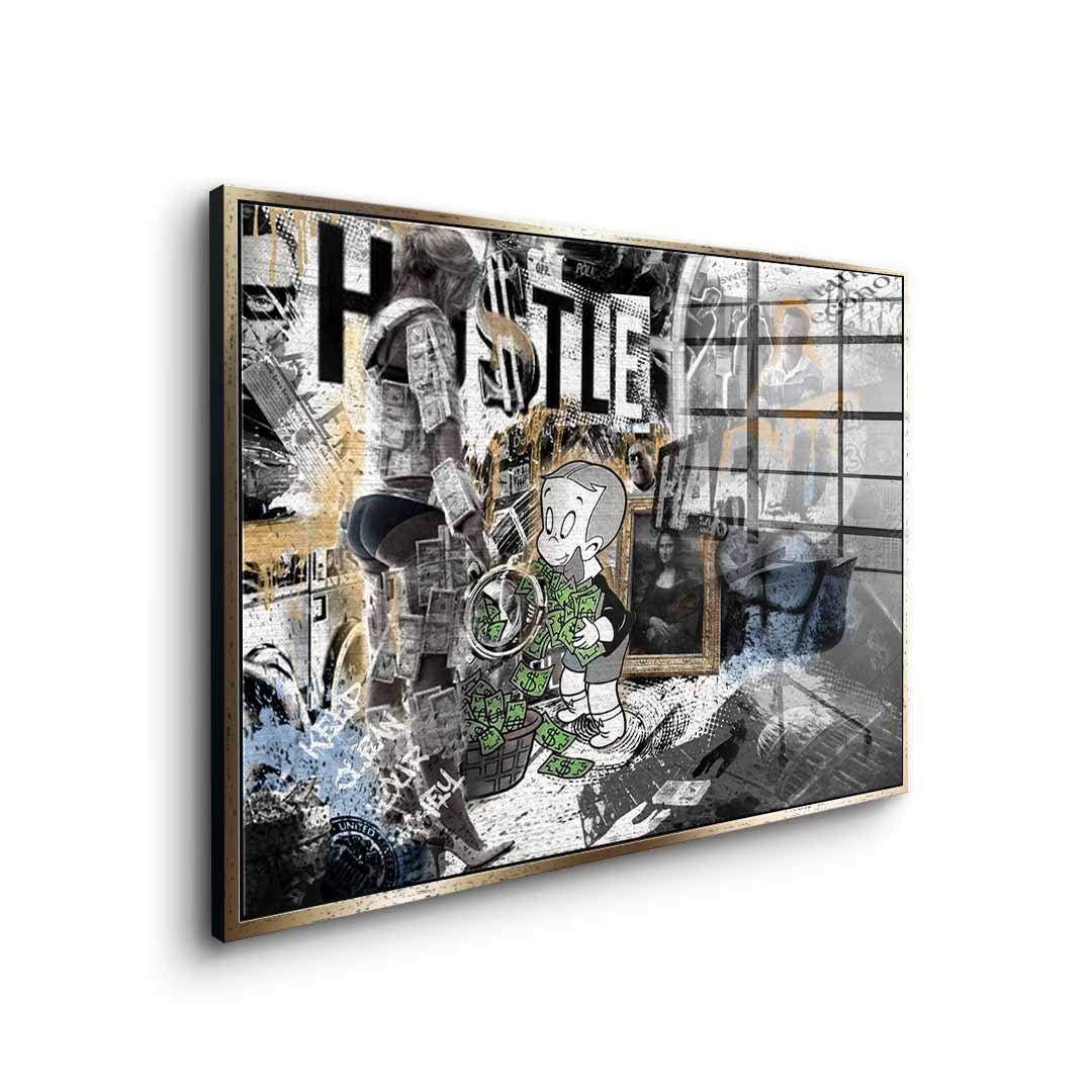 Hustle Hard - Acrylglas