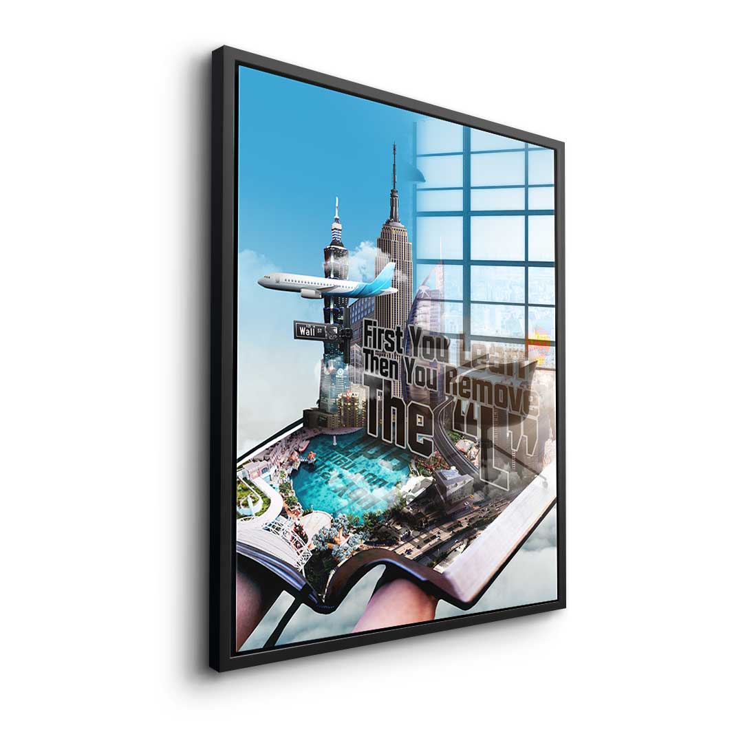 First You Learn - Acrylglas