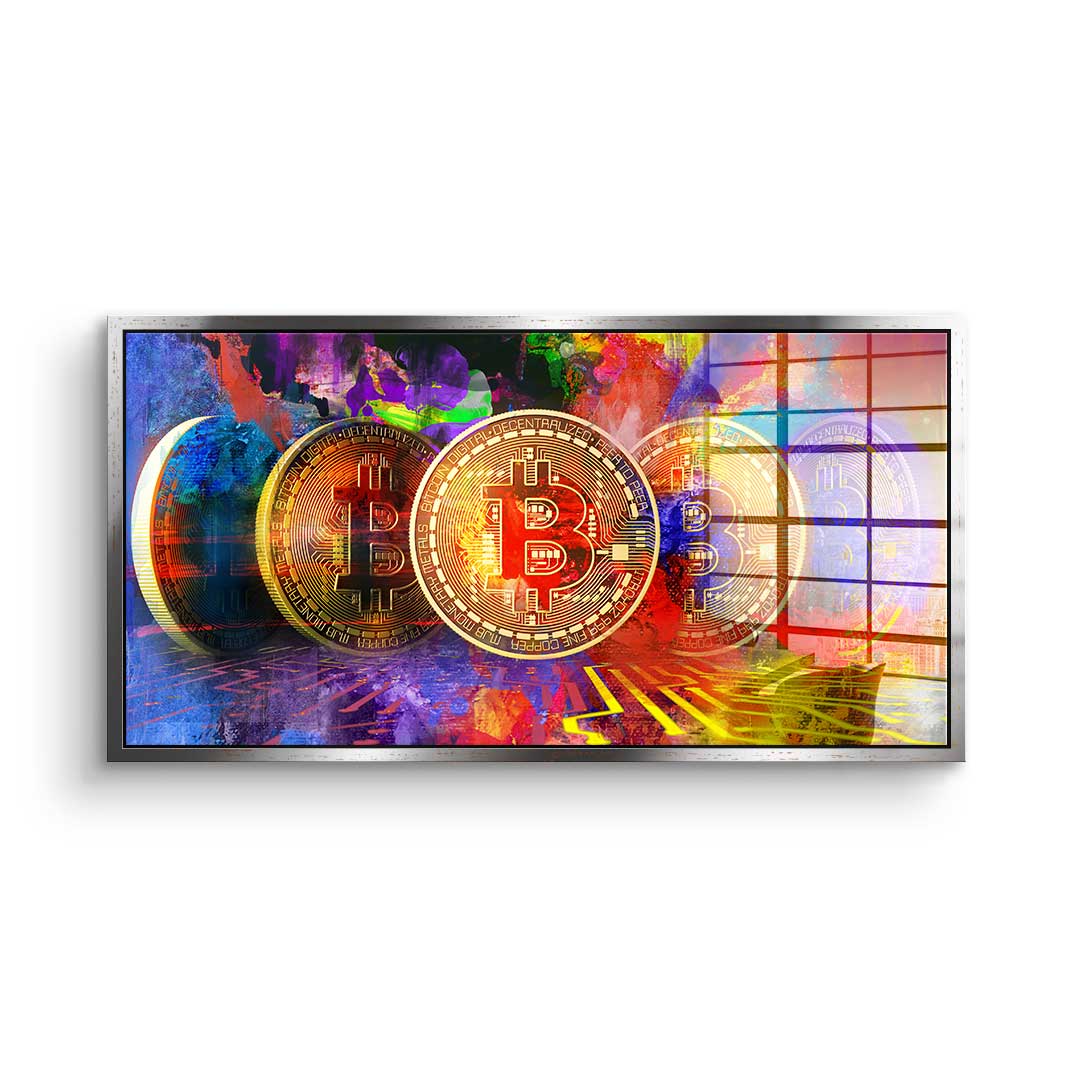 Multiple Bitcoin - Acrylic
