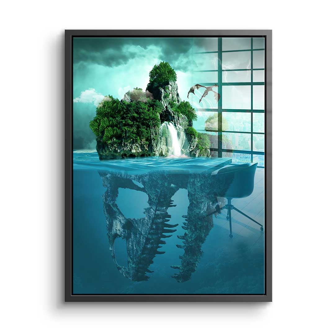 Island With Two Faces - acrylic glass