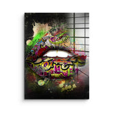 Graffiti Lips - acrylic