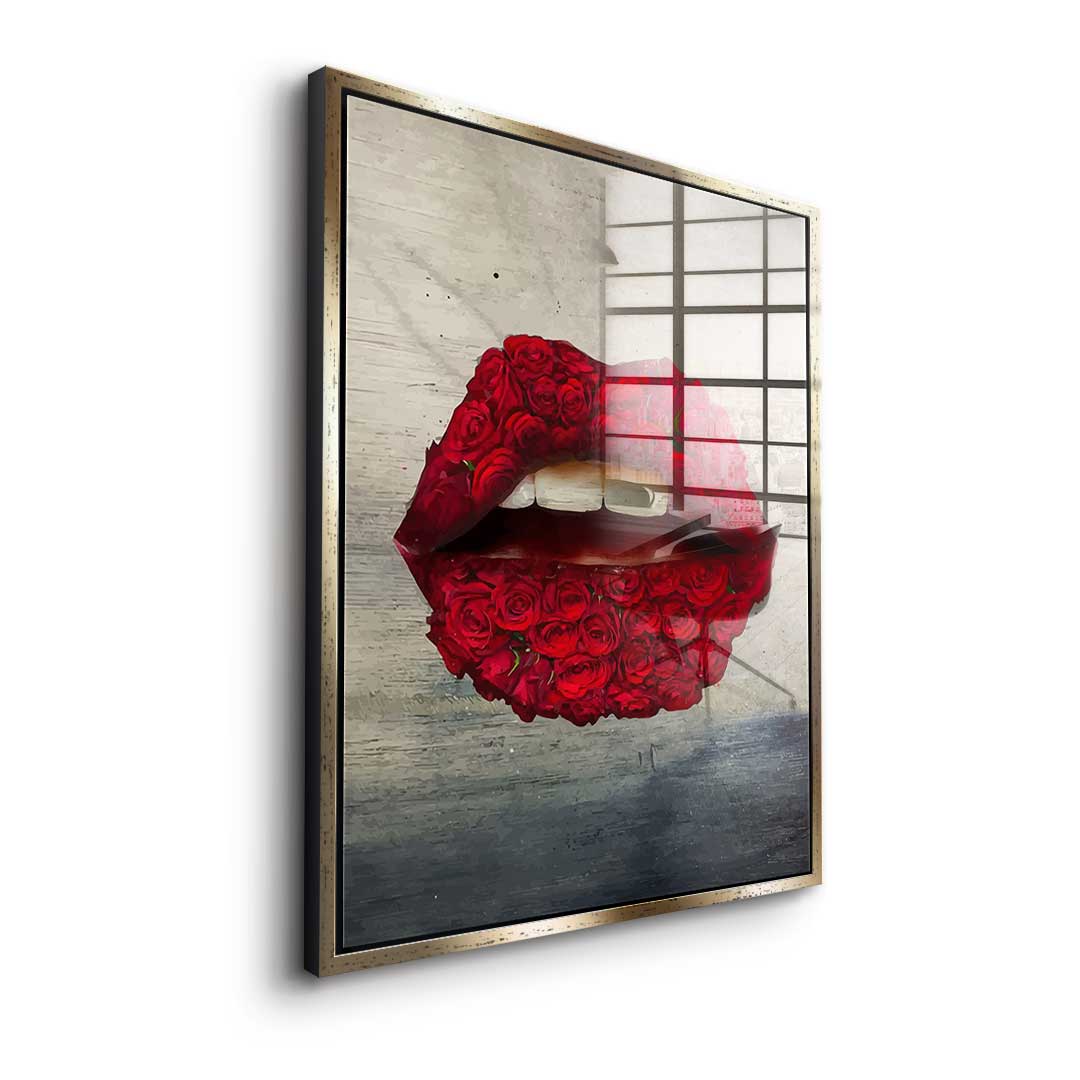 Lips X Roses - Acrylic