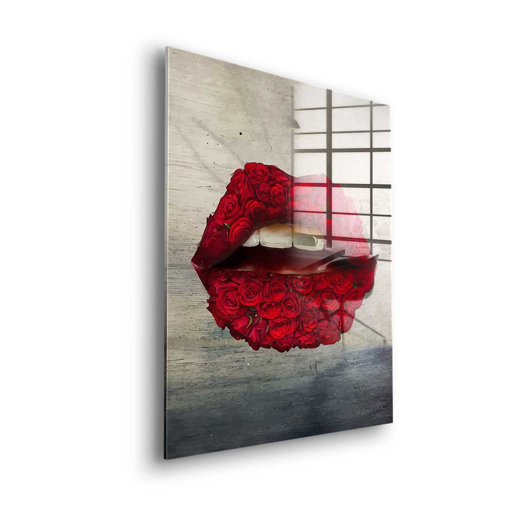 Lips X Roses - Acrylic