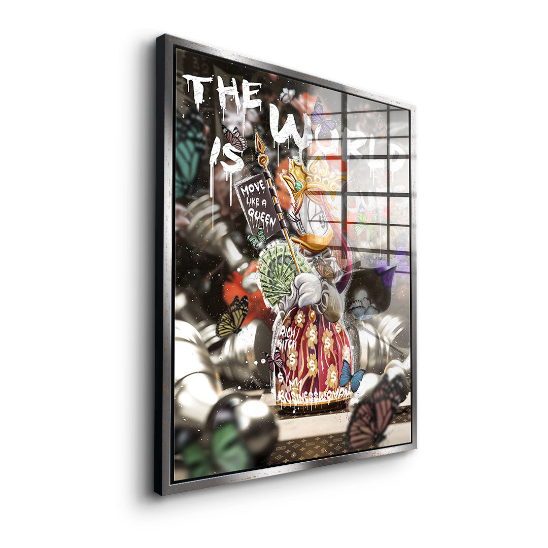 The world is yours - Acrylglas