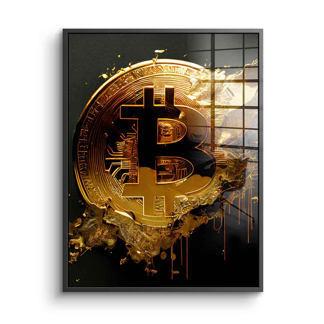 Raw Bitcoin - Acrylic