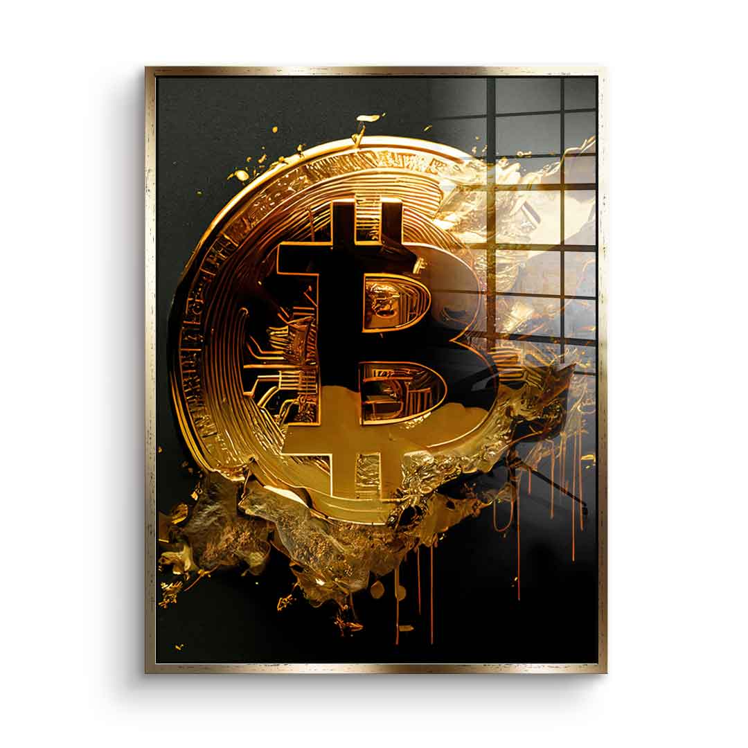 Raw Bitcoin - Acrylic