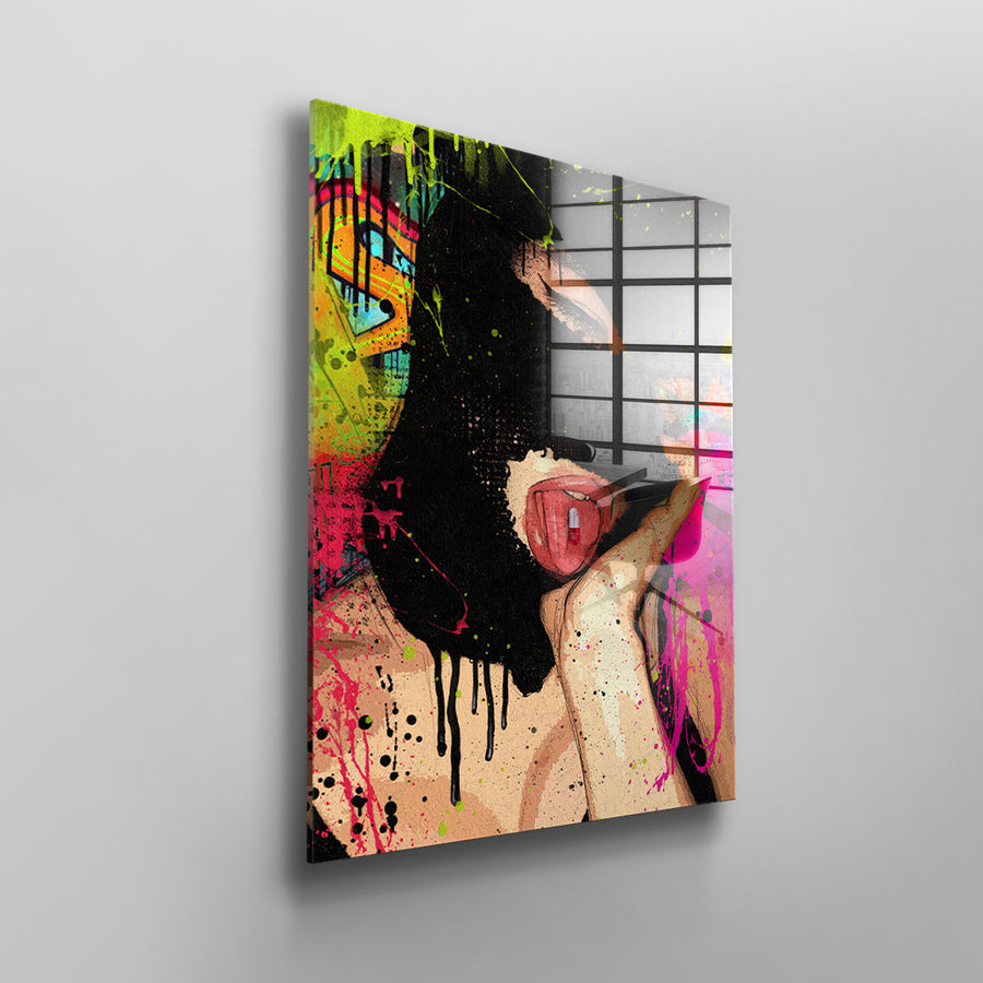 BAD GIRL - szkło akrylowe
