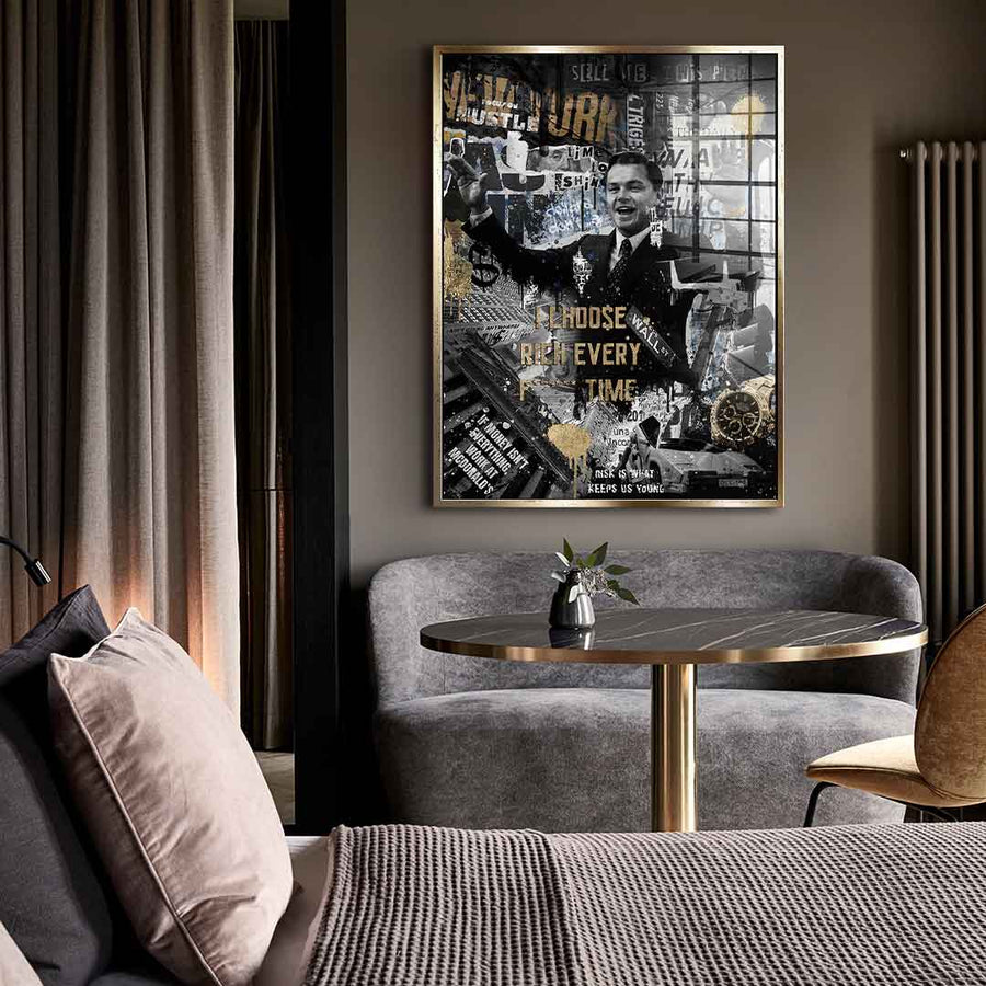 I CHOO$E RICH - Acrylglas
