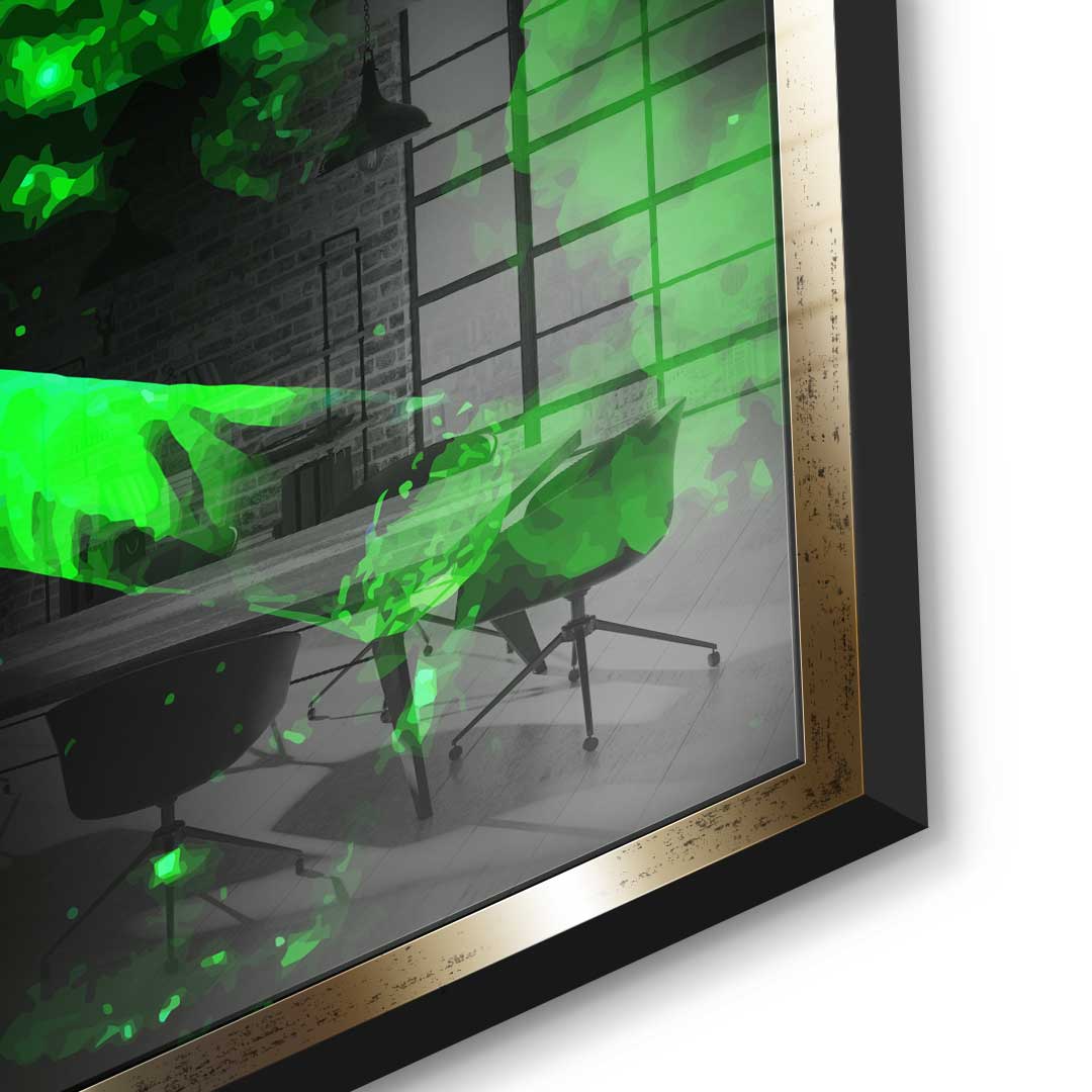 Toxic Green - Acrylic glass