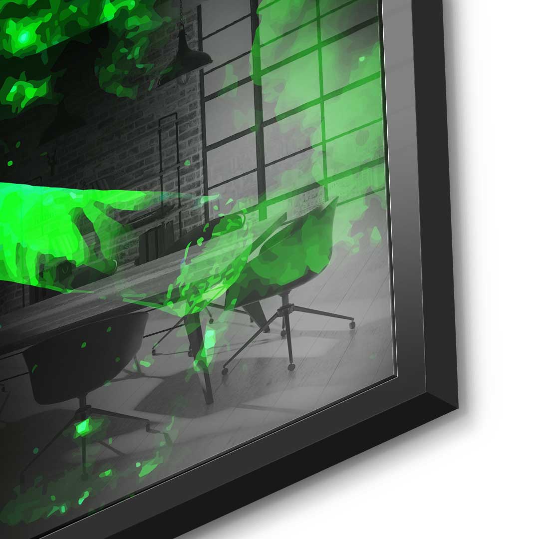 Toxic Green - Acrylglas