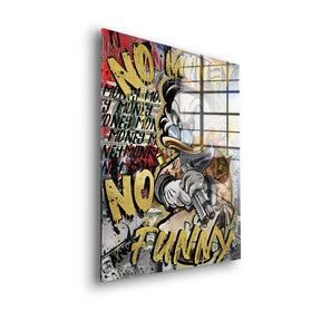 NO MONEY DUCK - acrylic