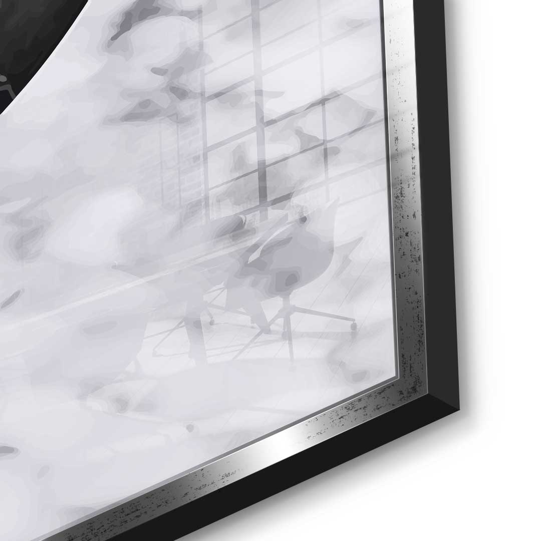 Lippen X Marmor - Acrylglas