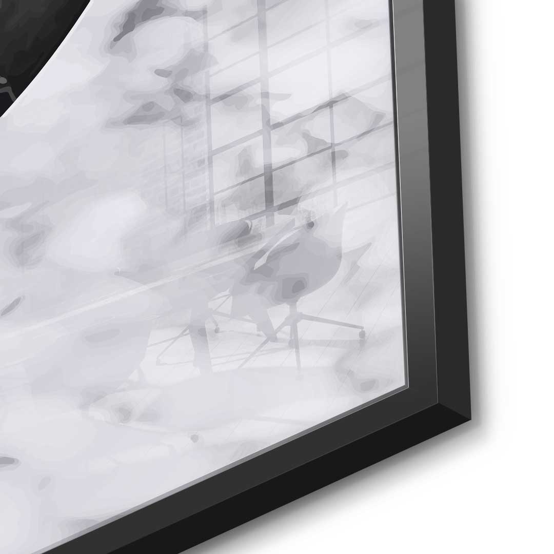 Lippen X Marmor - Acrylglas