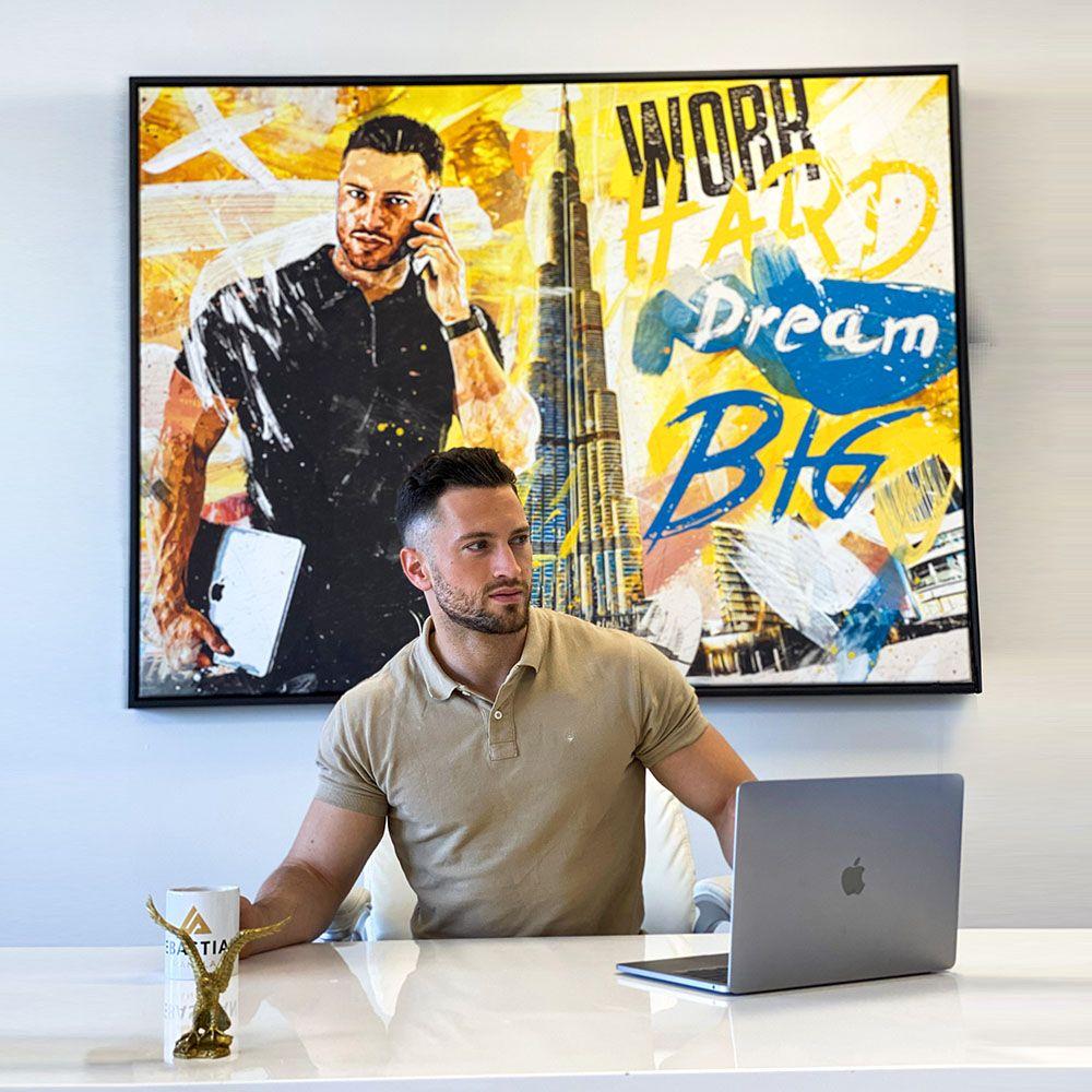 DOTCOM CANVAS® VIP: "Sebastian Mansla" Auftragsarbeit