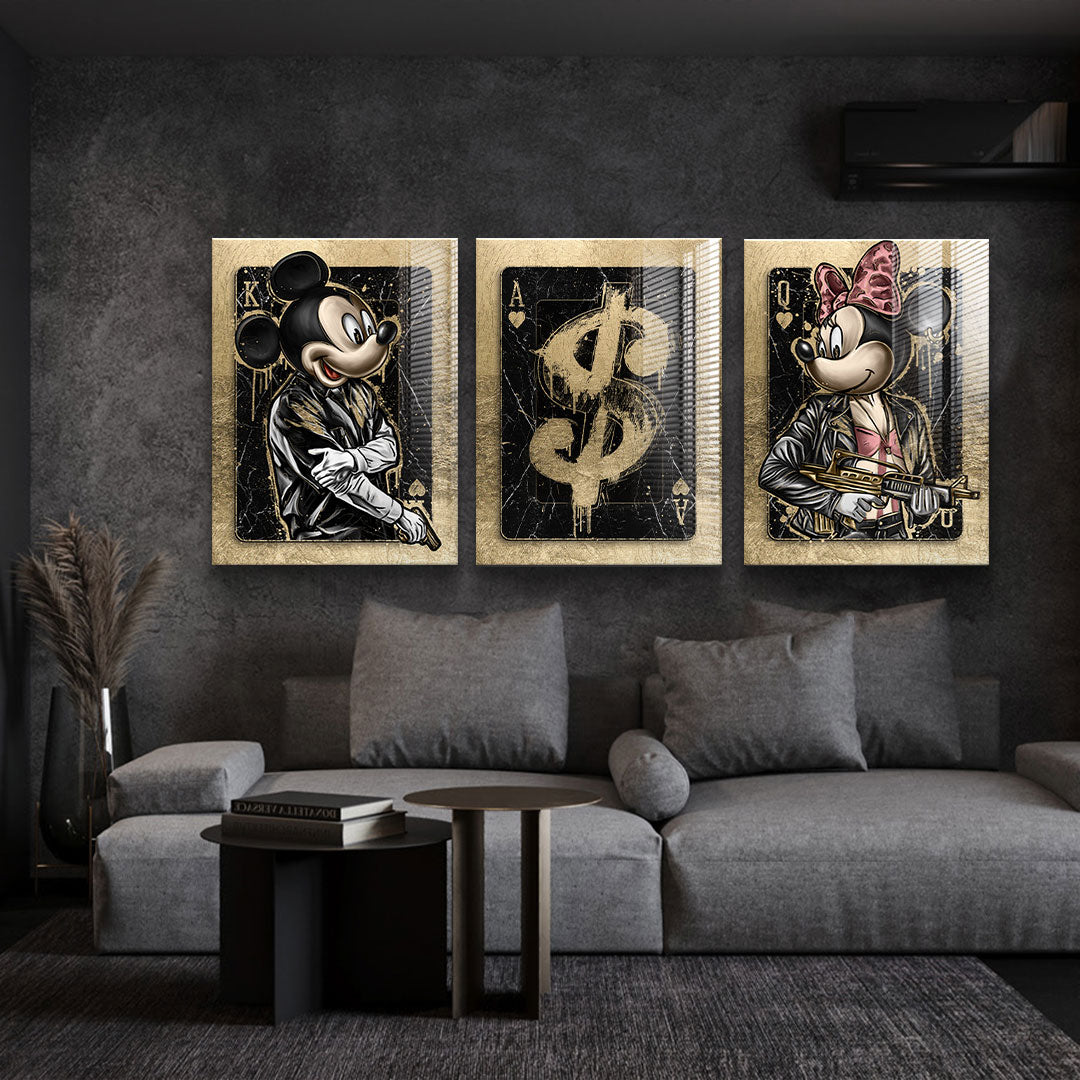 Gangster Card - Blattgold 3x