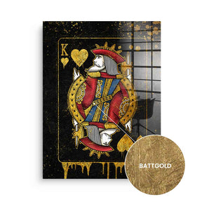 King Card - Gold Leaf