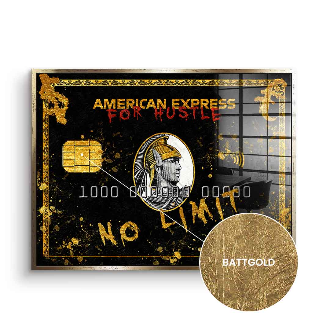 American Express Hustler - Blattgold