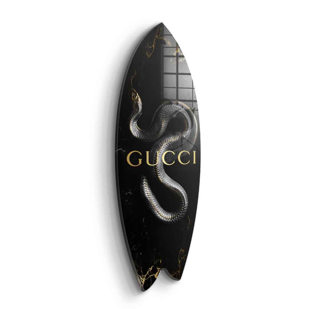 Surfboard Luxury Snake - Gold Leaf