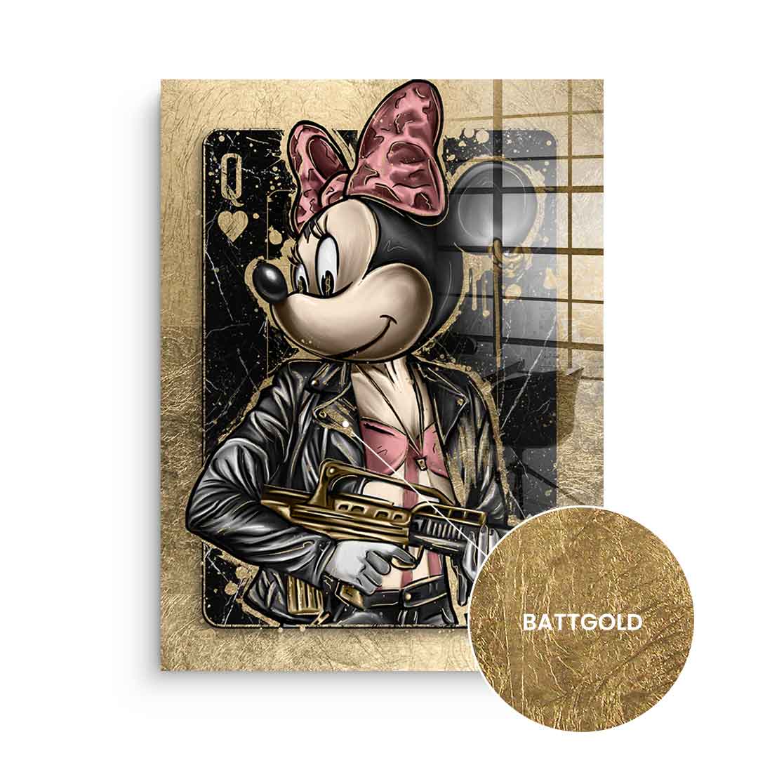 GANGSTER QUEEN - gold leaf