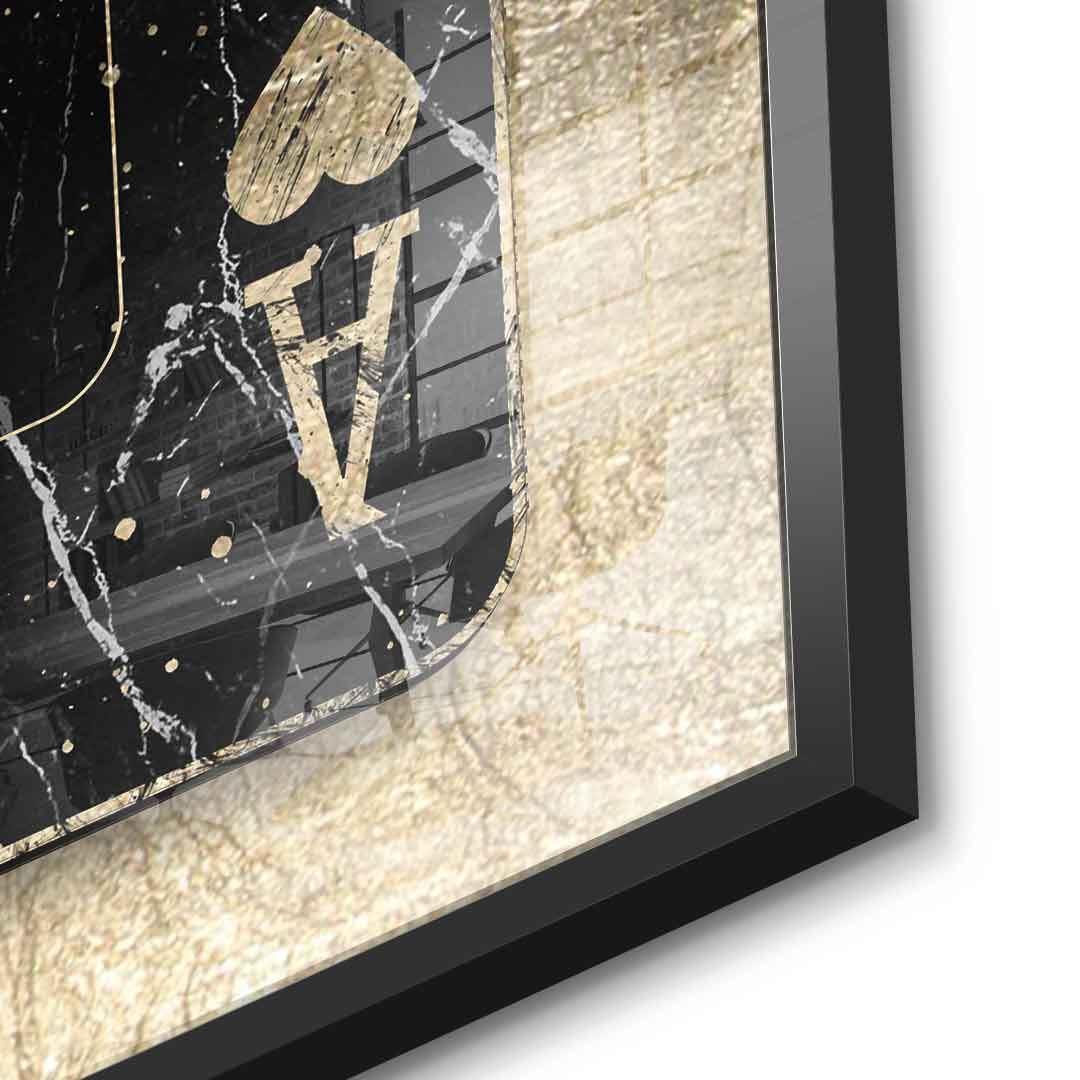 GANGSTER SIGN - Blattgold