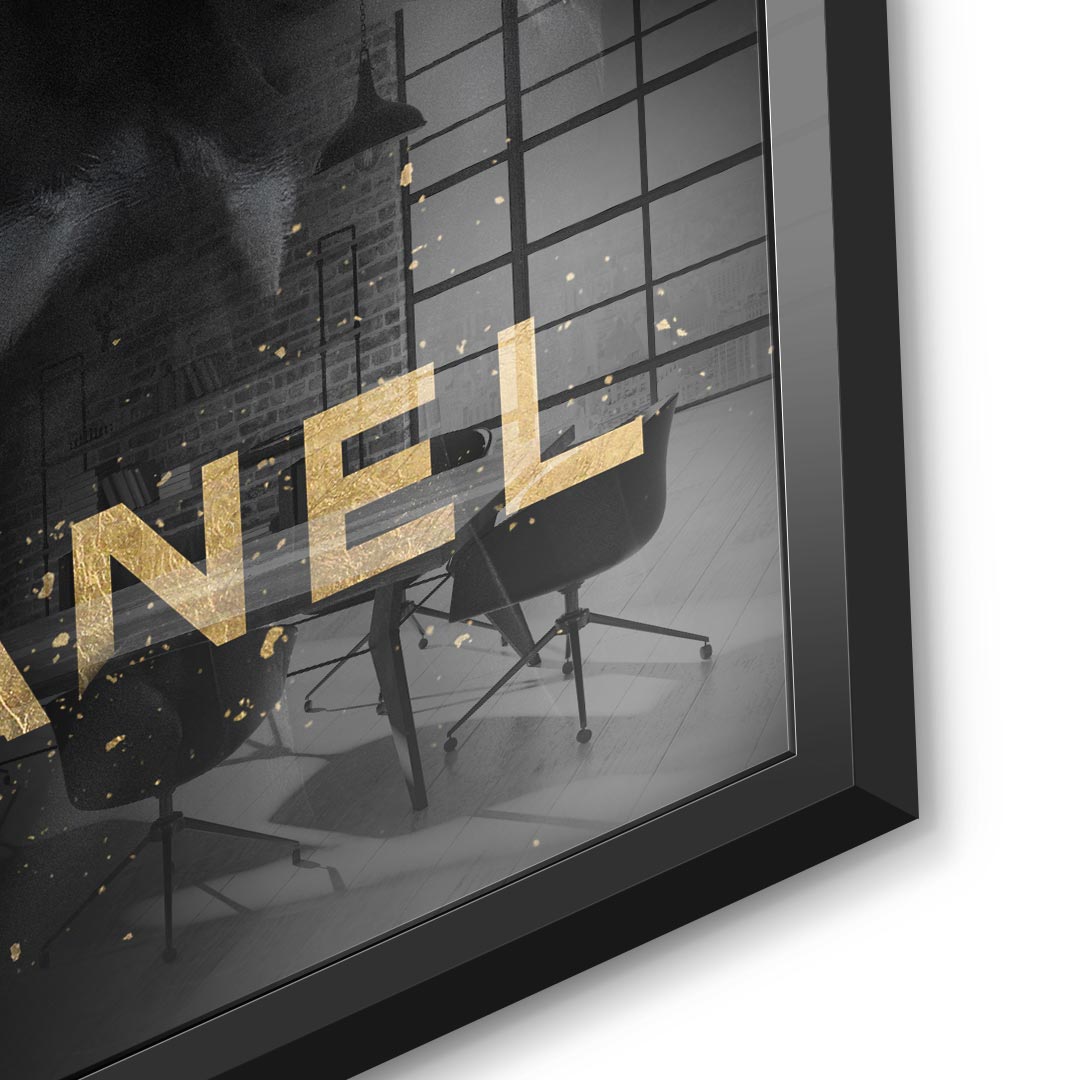 Three Luxury Dogs - Blattgold