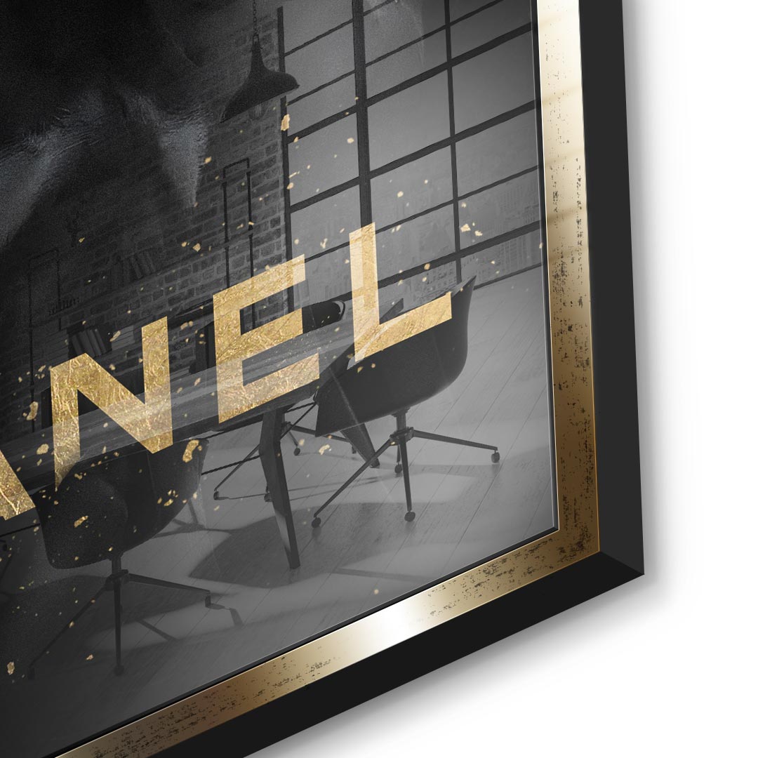 Three Luxury Dogs - Blattgold