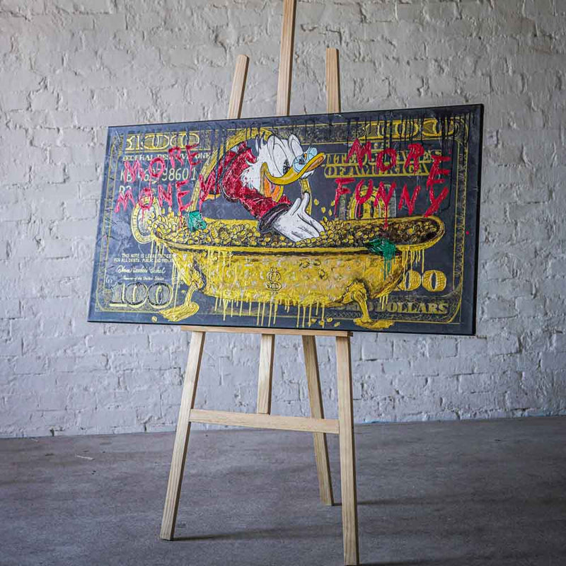 More Money Duck | Gemälde
