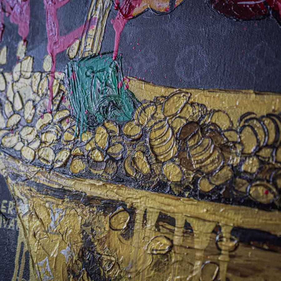 More Money Duck | Gemälde