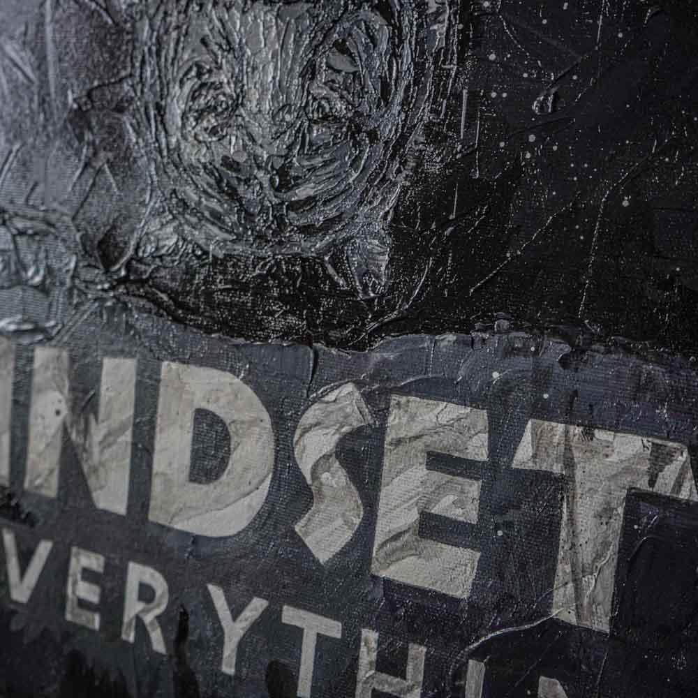 MINDSET IS EVERYTHING #tiger | GEMÄLDE