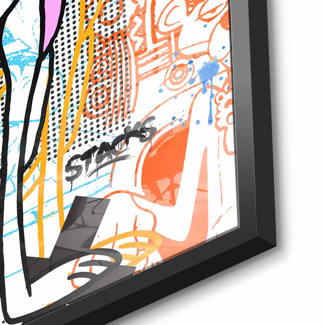 Life in Pink - Acrylic glass