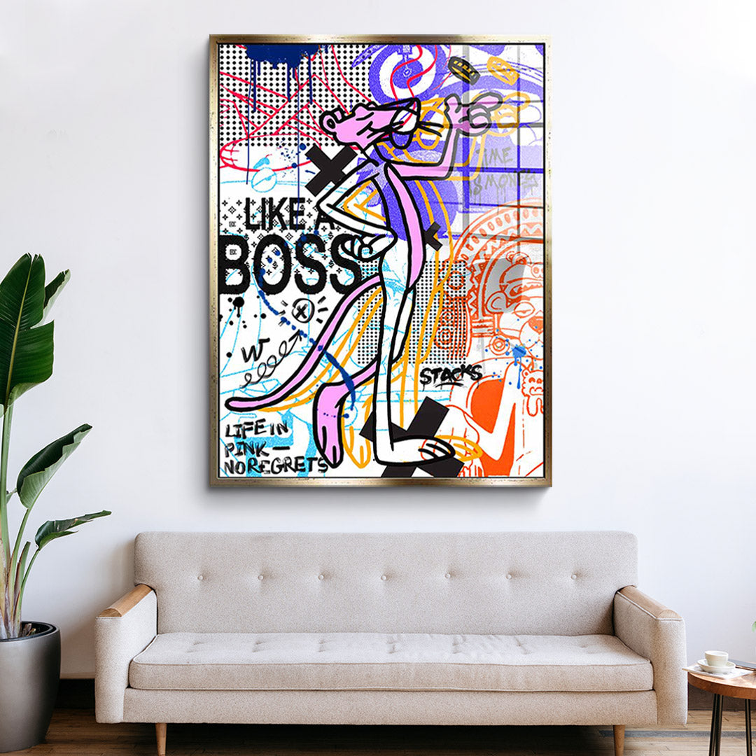 Life in Pink - Acrylic glass