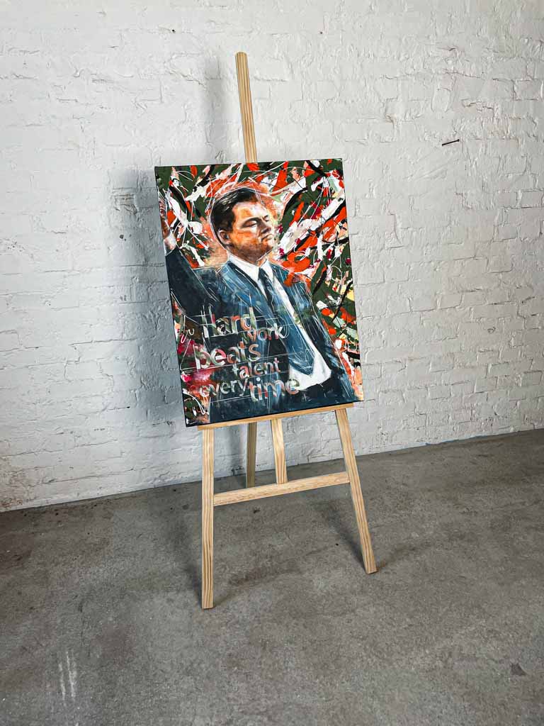 Hard Work Beats Talent | Paintings – front