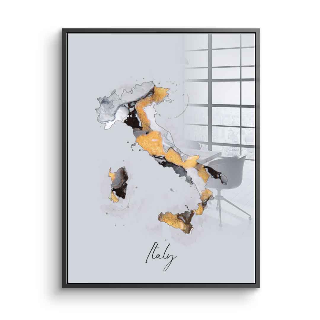 Abstract Countries - Italy - Acrylglas