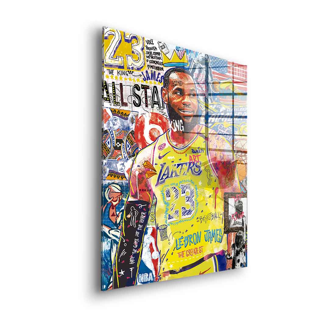 Lebron The King - Acrylglas