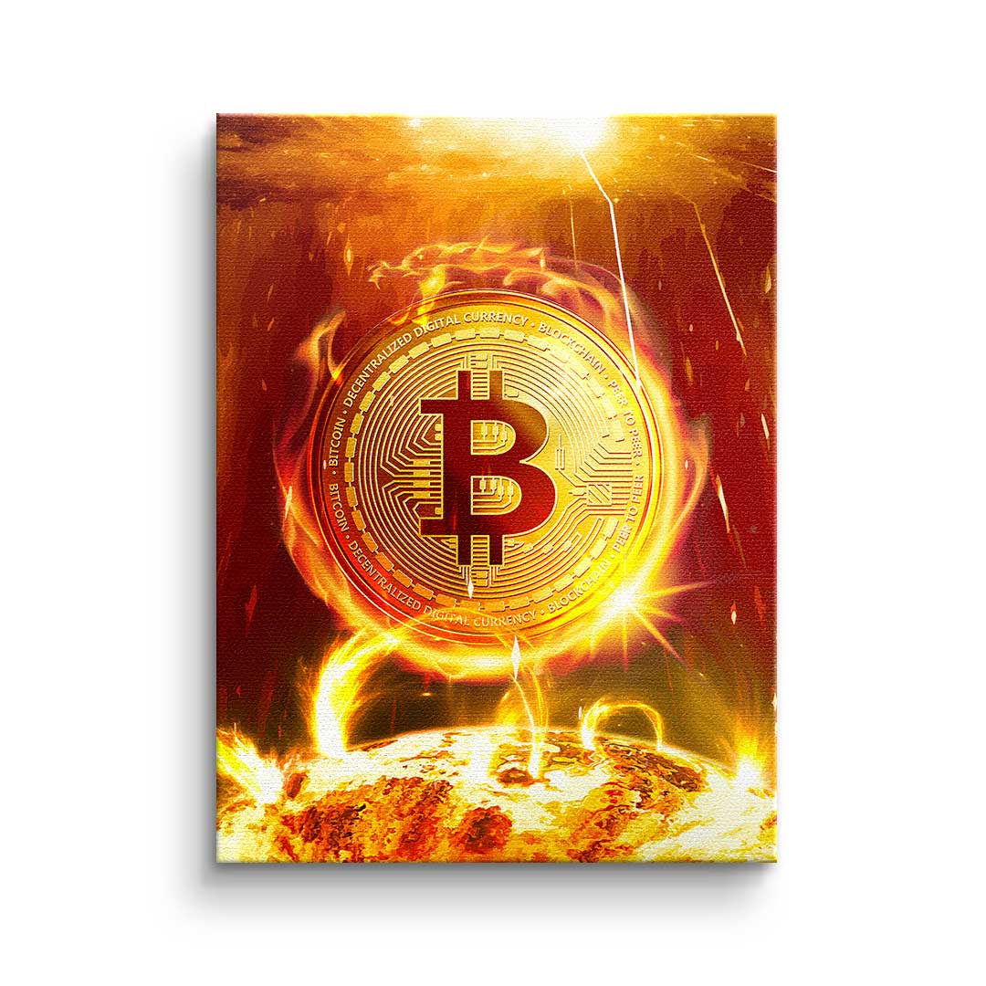 Bitcoin on fire