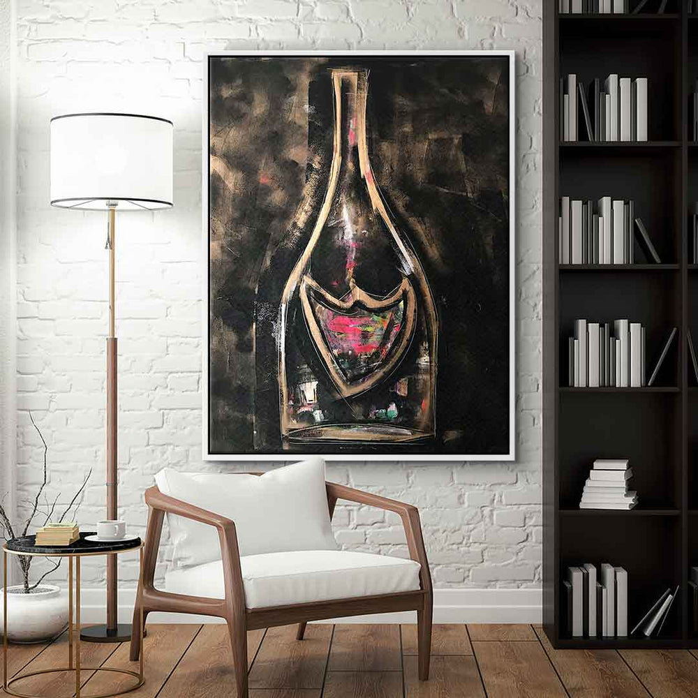 Bronze Champaign Leinwandbild – Ansicht 2