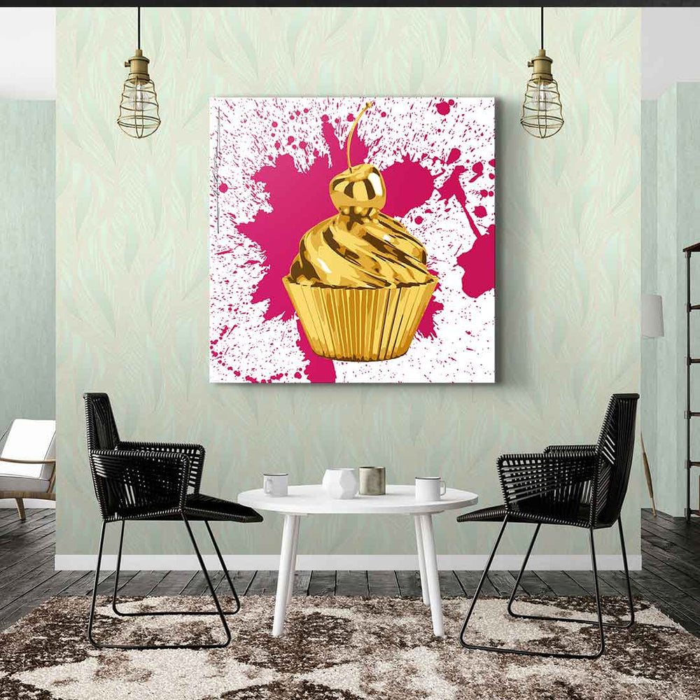 Cupcake Splash Leinwandbild – Ansicht 2