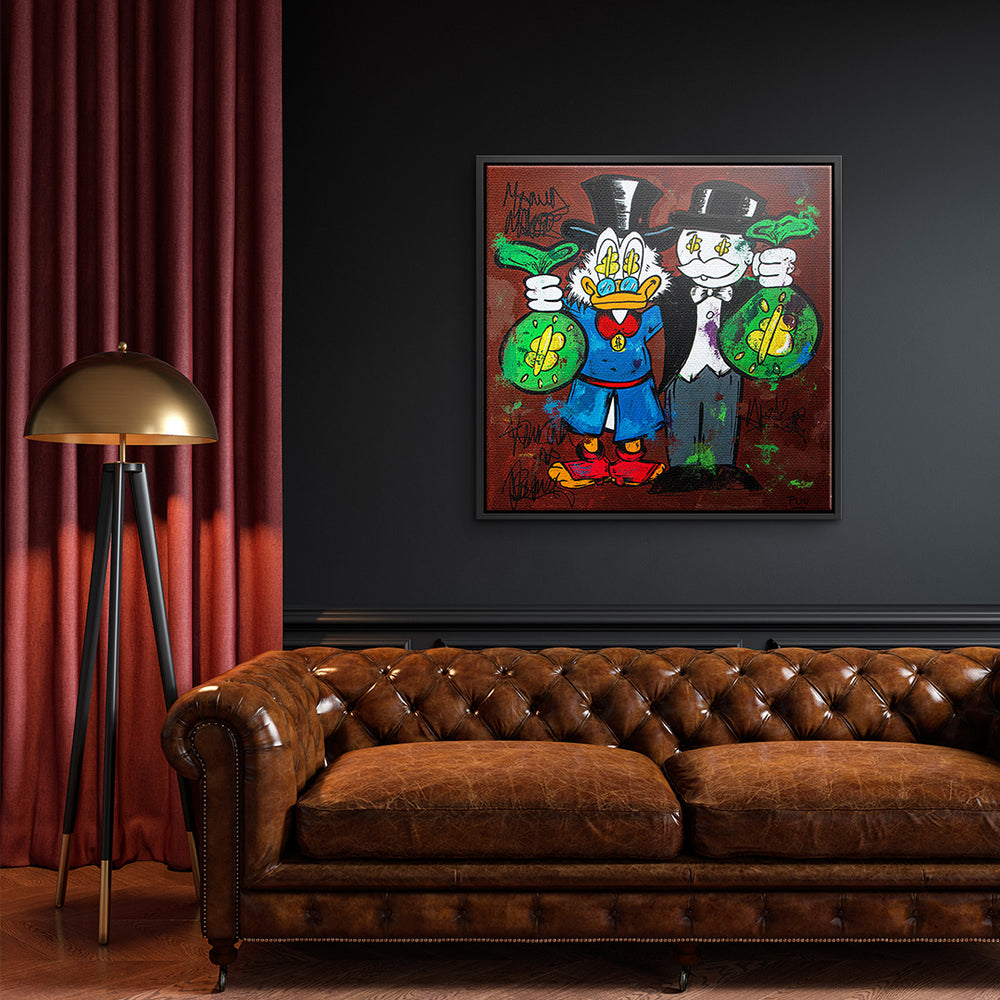 Hustle Friendship Leinwandbild – Ansicht 3