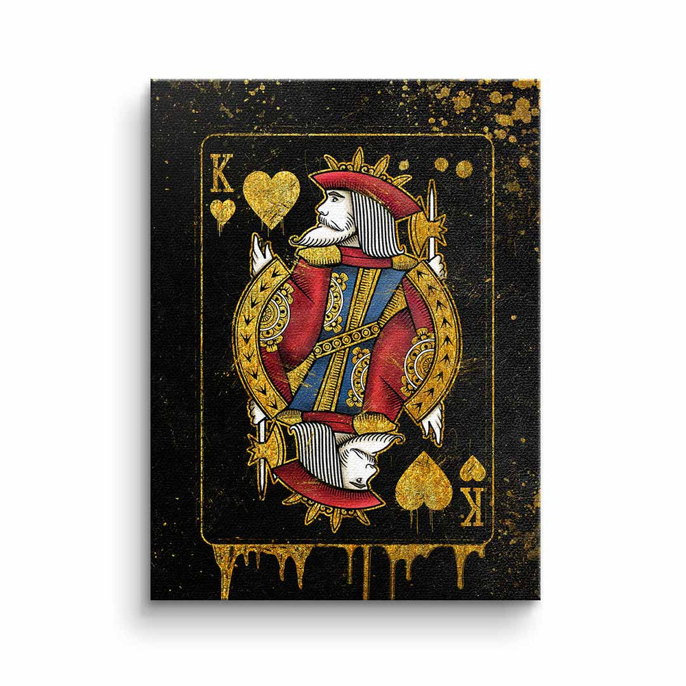King Card als Leinwandbild von DOTCOMCANVAS®