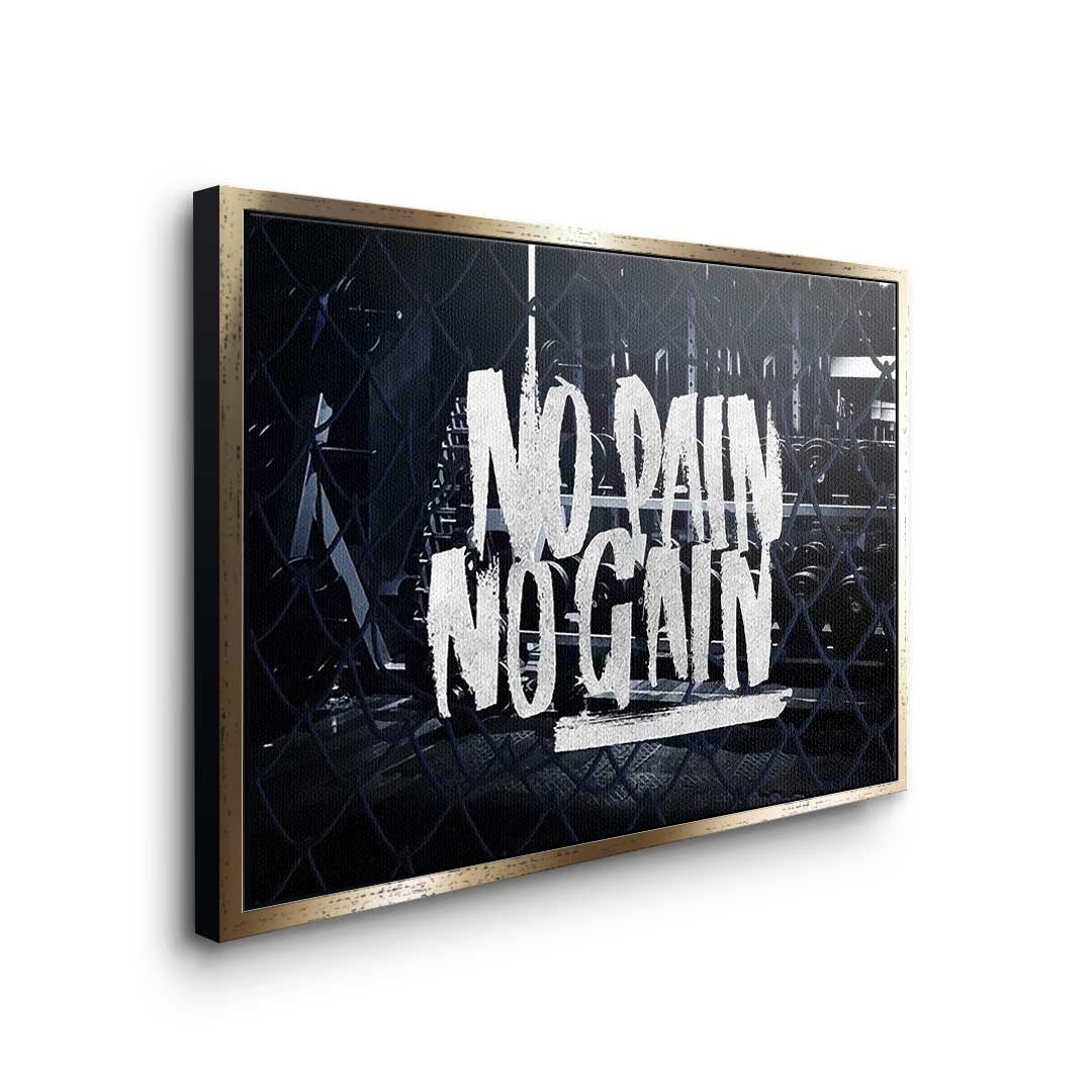 No pain no gain