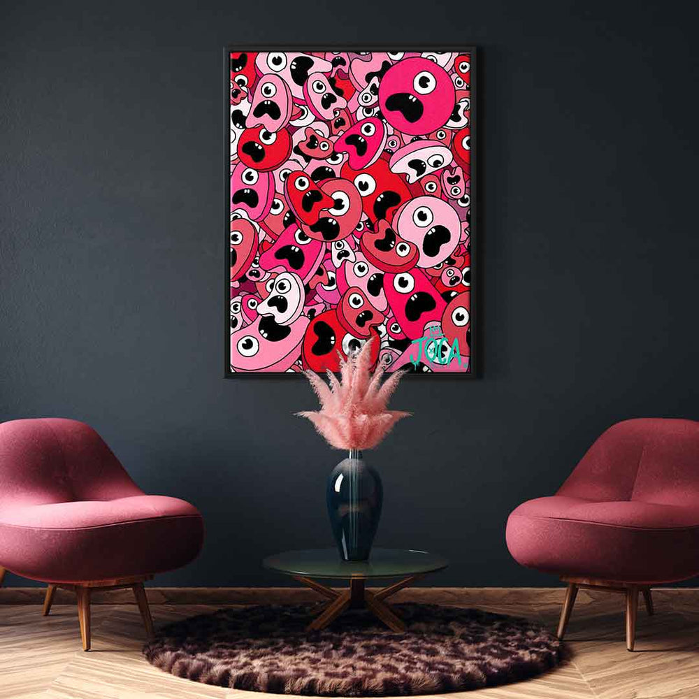 Sordins Pink Leinwandbild – Ansicht 3